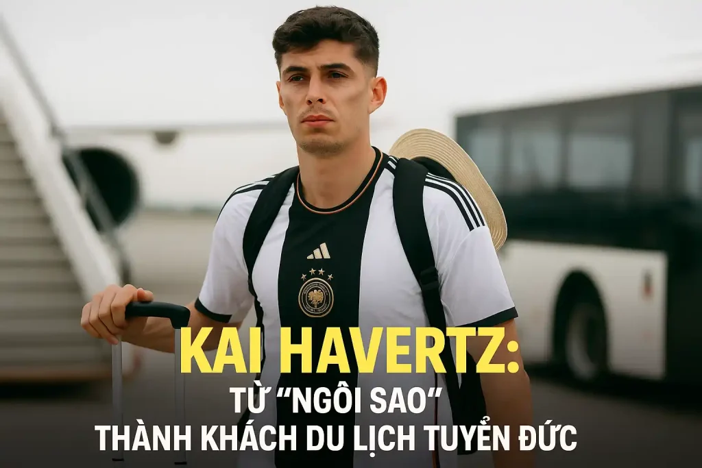 Kai Havertz: Từ “ngôi sao” thành khách du lịch tuyển Đức